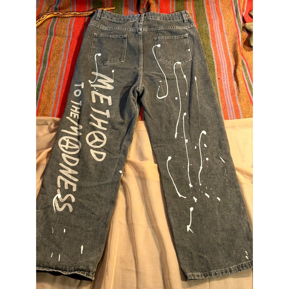 Method To The Madness Women's Jeans Naguagu Studio Graffiti Emo Japanese Art